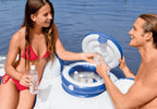 River Rat 48-Inch Inflatable Tube Raft (6 Pack) &amp; 2 Person Float (2 Pack)