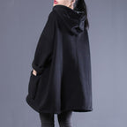 Loose Casual Double Pocket Hooded Sweatshirt
