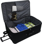 Amsterdam Expandable Rolling Upright Luggage, Gray, Checked-Large 29-Inch