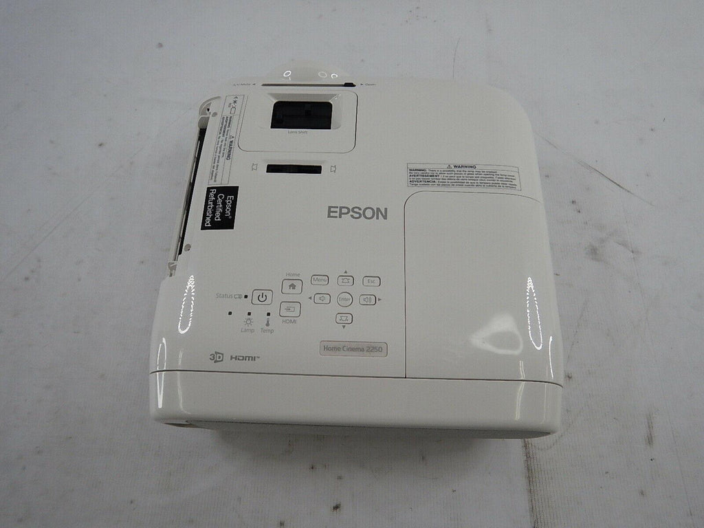 epson home cinema 2250 3lcd full hd 1080p projector with android tv, white