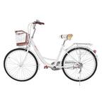 Sokhug 26 In., Women's Beach Cruiser Bicycle, White