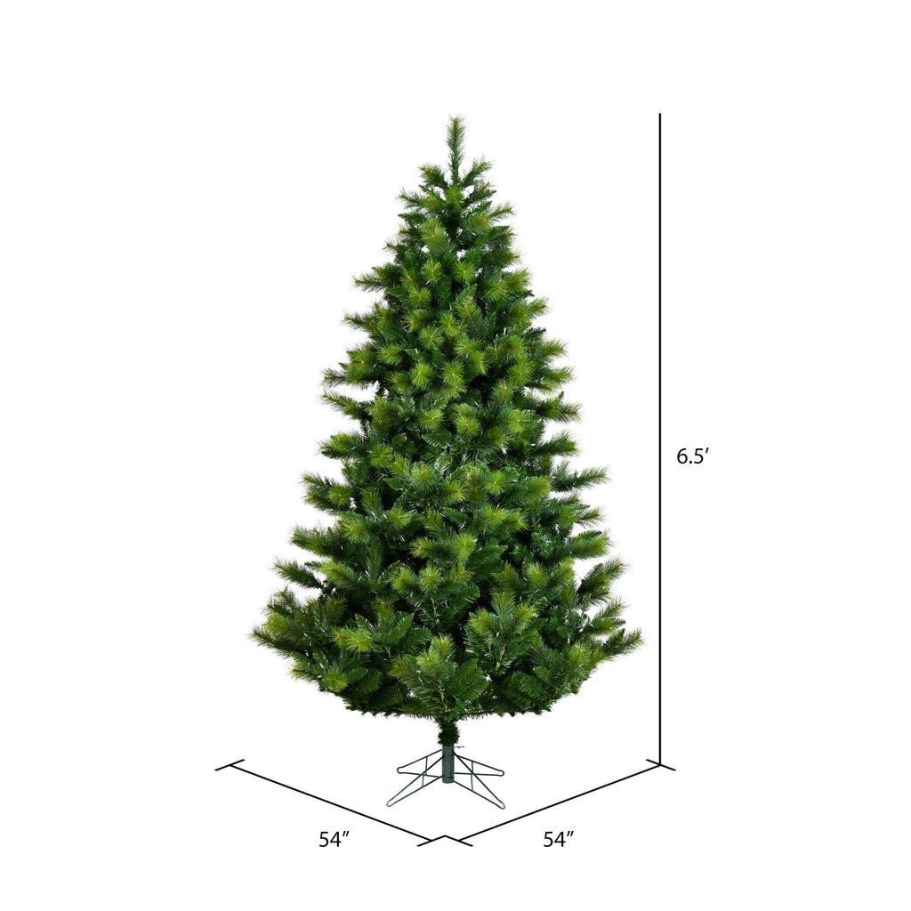 Vickerman 6.5' x 54" Elkin Mixed Pine Artificial Christmas Tree, Unlit
