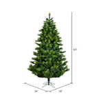 Vickerman 6.5' x 54" Elkin Mixed Pine Artificial Christmas Tree, Unlit