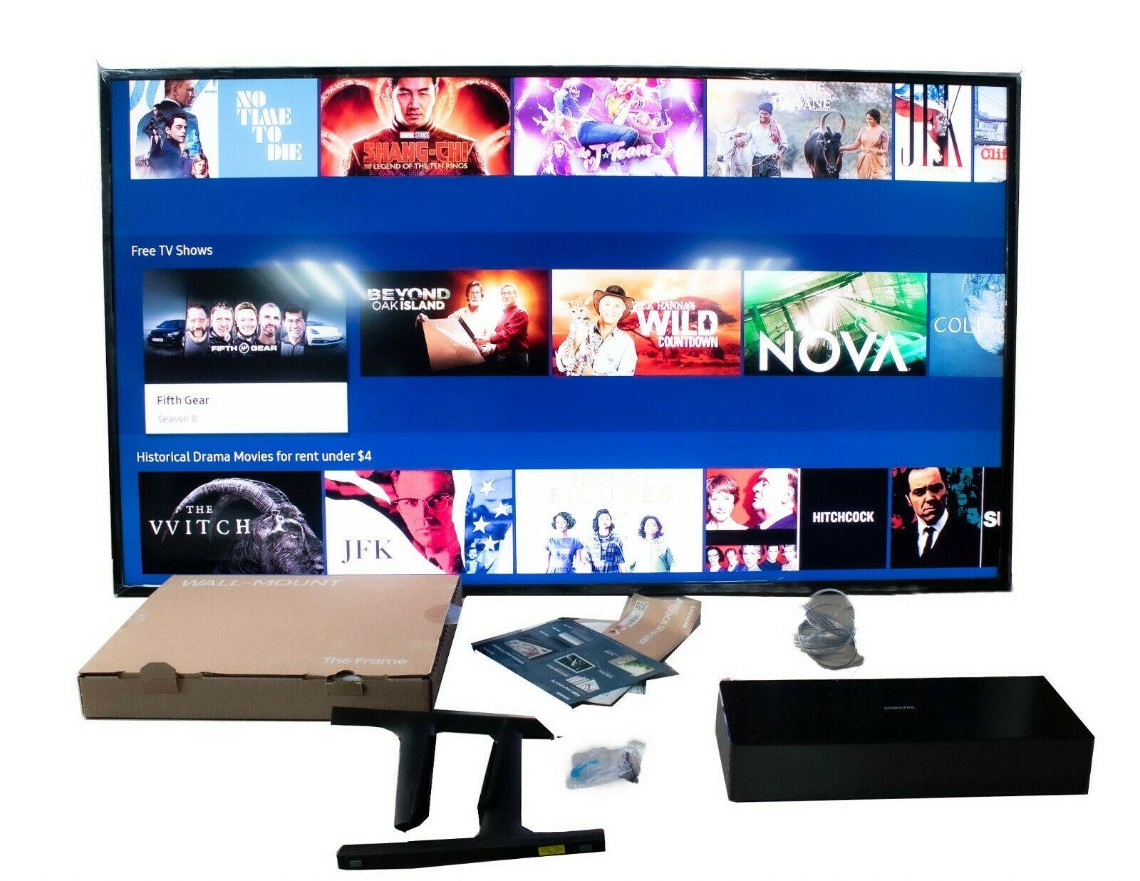 samsung the frame ls03a 55" 4k ultra hd smart qled tv - 2021 model