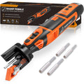 Cordless Lawn Mower Blade Sharpener – Adjustable 20°- 40° Angle Guide-Rotary Tool with Replaceable Sharpening Wheel Bits &amp; Fast Rechargeable Battery – Effortless Precision for Lawn Care