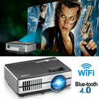 smart projector full hd andriod wifi wireless movie apps netflix youtube hdmi tv