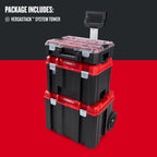 VERSASTACK 17.126-in Metal Wheels Lockable Tool Box