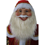 58 in. Dancing Christmas Santa Claus with Prelit Christmas Tree and Wrapped Gifts