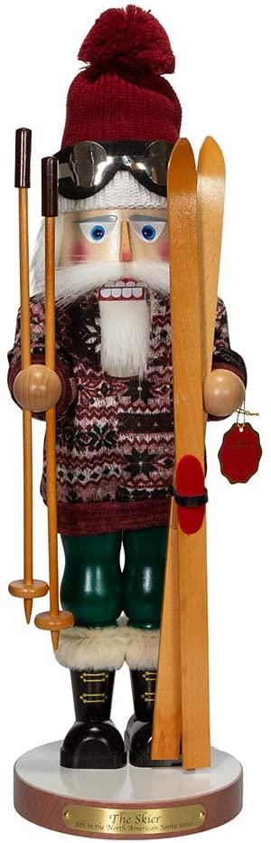 Kurt Adler (#ES3004) Steinbach Skier Santa Nutcracker, 21.3"