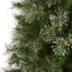 Nearly Natural Green 10' Artificial Synthetic Cashmere Slim Christmas Tree
