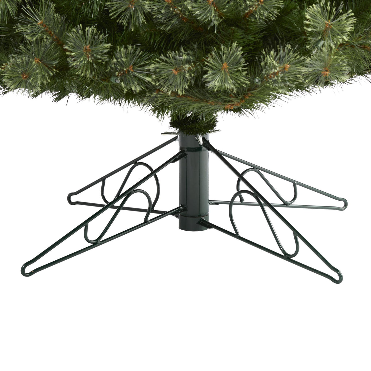 Nearly Natural Green 10' Artificial Synthetic Cashmere Slim Christmas Tree