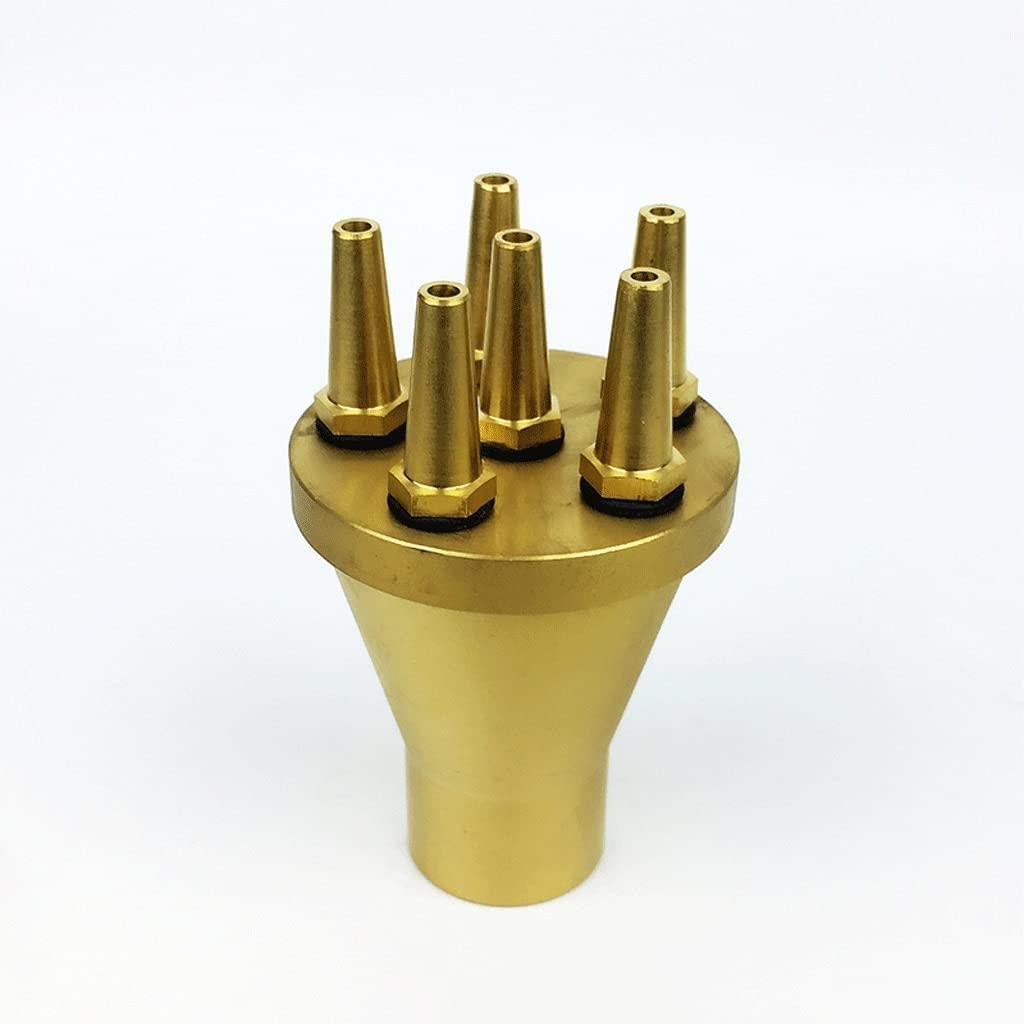 YFQHDD 1" 1.5" 2" Straight Jet Sprayer Pond Music Brass Fountain Nozzles for Garden Sprinkler Irrigation System (Size : DN50)