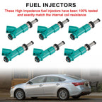 2011-2015 Lexus RX350 3.5L V6 Fuel Injectors 232090P010 2320931090 232500P010 FJ1084 Generic