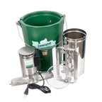 6 qt. PREMIUM Electric Ice Cream Maker -  Steel - Leakproof Tub