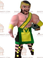 Viking warrior BIGGYMONKEYmascot costume and traditional attire