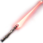 ZiaSabers LO Princess NeoPixel Lightsaber with Xenopixel 2.0 Soundboard - Silver Metal Hilt Star Wars Princess Leia Organa Light Saber Sword - Strip LED with 12 Preset Colors and Smooth Swing Sounds