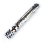 ZiaSabers LO Princess NeoPixel Lightsaber with Xenopixel 2.0 Soundboard - Silver Metal Hilt Star Wars Princess Leia Organa Light Saber Sword - Strip LED with 12 Preset Colors and Smooth Swing Sounds