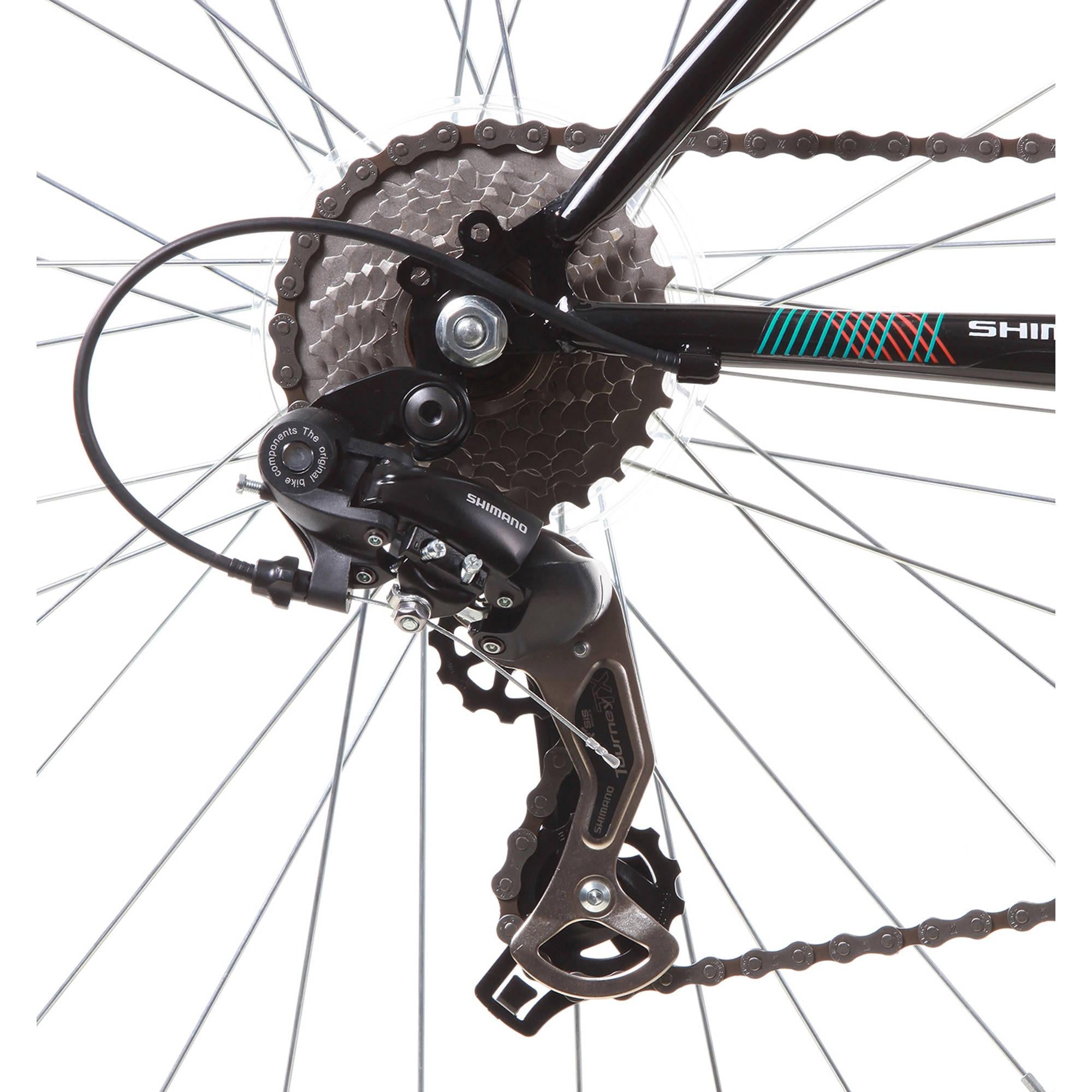 Trail 21-Speed Suspension Men's Mountain Bike, Black