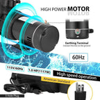 1.5 hp 8350 gph above ground swimming pool pump w/ strainer basket etl certified