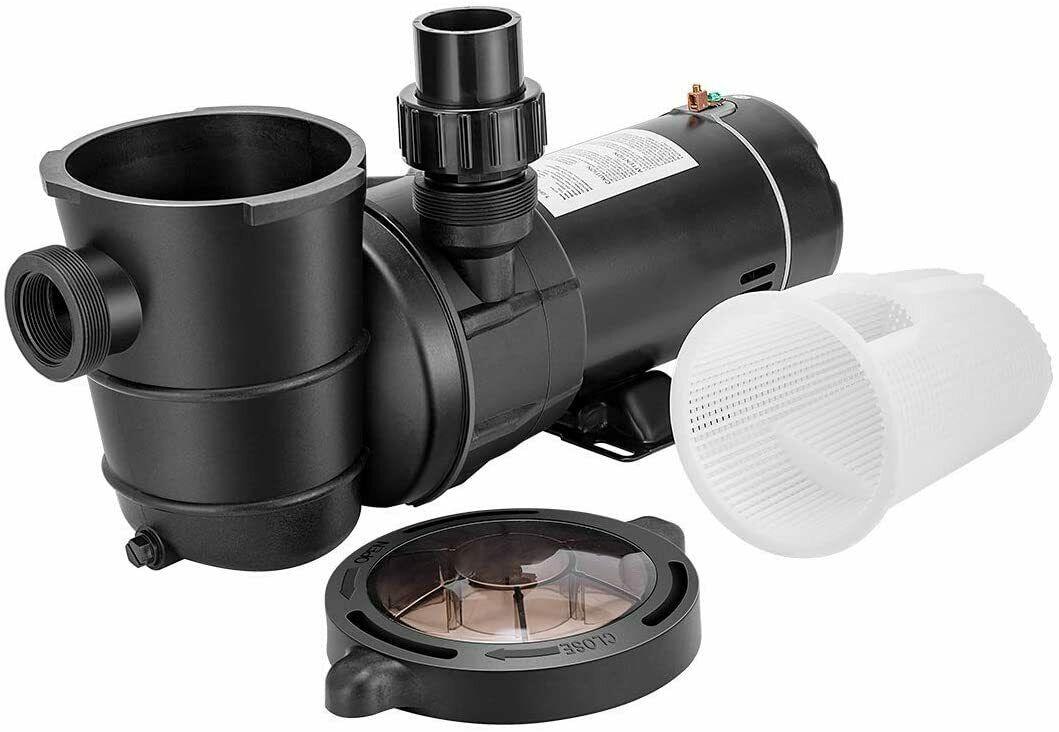 1.5 hp 8350 gph above ground swimming pool pump w/ strainer basket etl certified