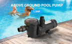 1.5 hp 8350 gph above ground swimming pool pump w/ strainer basket etl certified