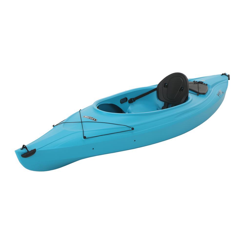 Payette 9.6 ft. Kayak in Glacier Blue with Paddle and Seat Back