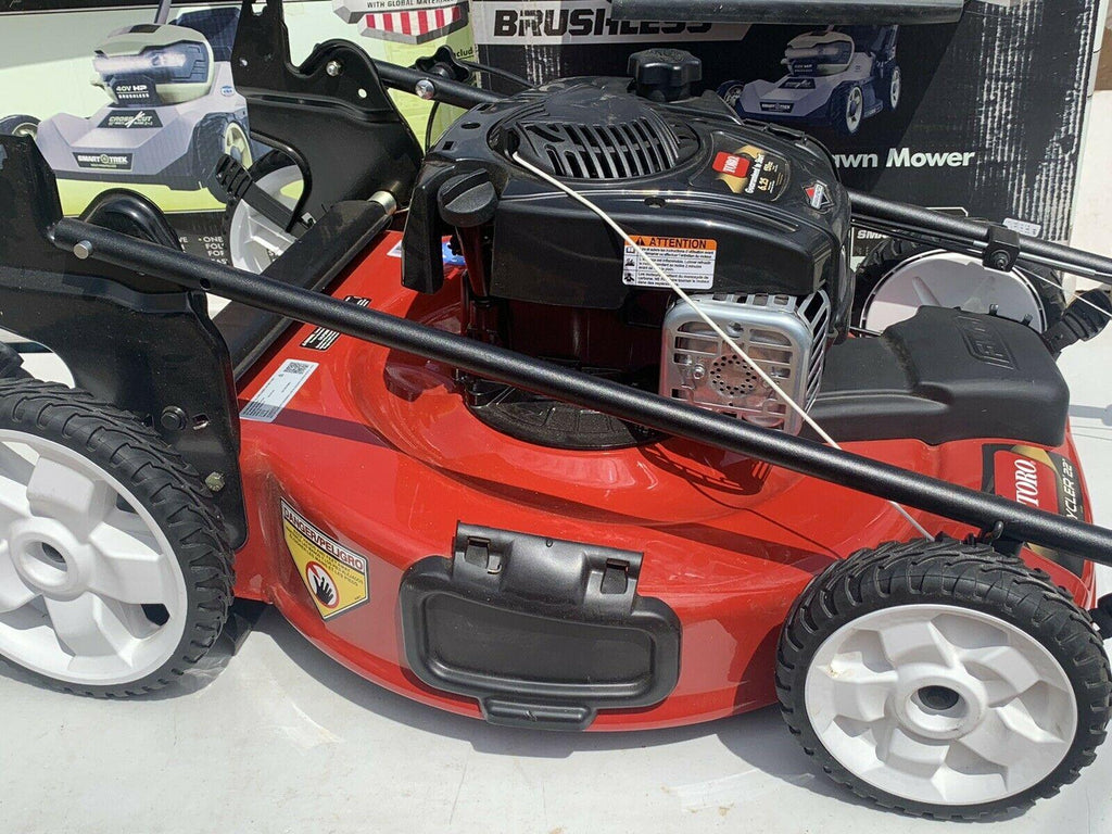 Self Propelled Mower Walk Behind Gas Recycler 22" High Wheel Variable Speed 150c