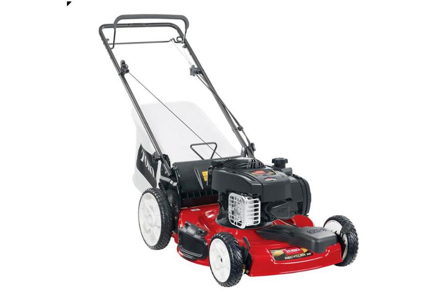 Self Propelled Mower Walk Behind Gas Recycler 22" High Wheel Variable Speed 150c