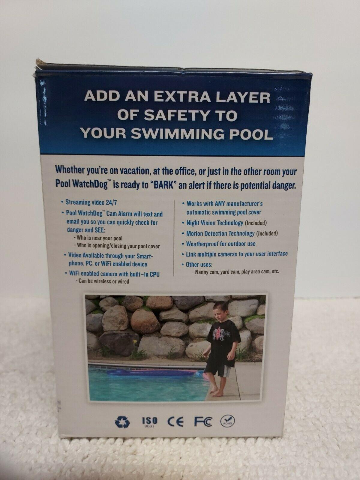 pool watchdog swimming pool safety cam - nannycam wireless live stream to phone!