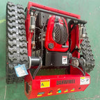 Remote Control Lawn Mower, Adjustable Cutting Height, Automatic Track Lawn Mower for 45° Slope, All-Terrain for Steep Slopes Tall Grass LarLawns