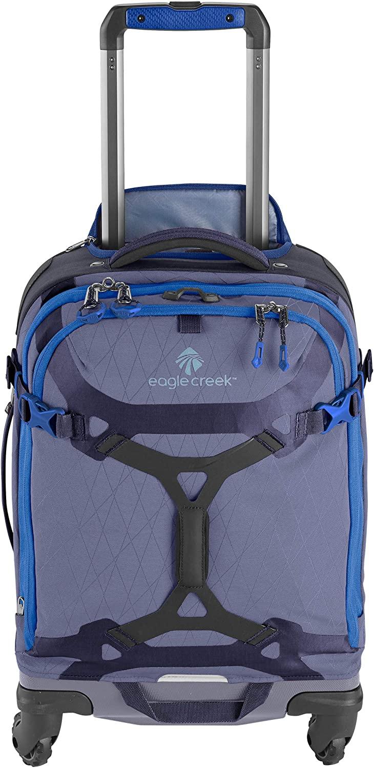 Gear Warrior International Carry Luggage Softside 4-Wheel Rolling Suitcase, Arctic Blue, 21 Inch