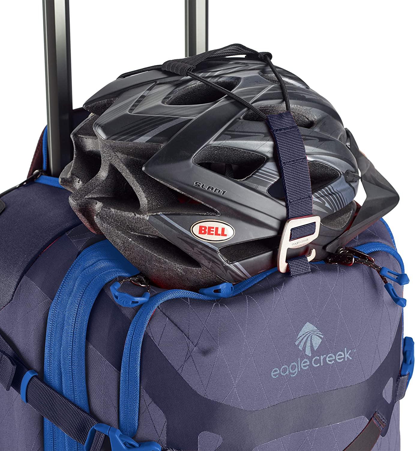 Gear Warrior International Carry Luggage Softside 4-Wheel Rolling Suitcase, Arctic Blue, 21 Inch