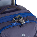 Gear Warrior International Carry Luggage Softside 4-Wheel Rolling Suitcase, Arctic Blue, 21 Inch