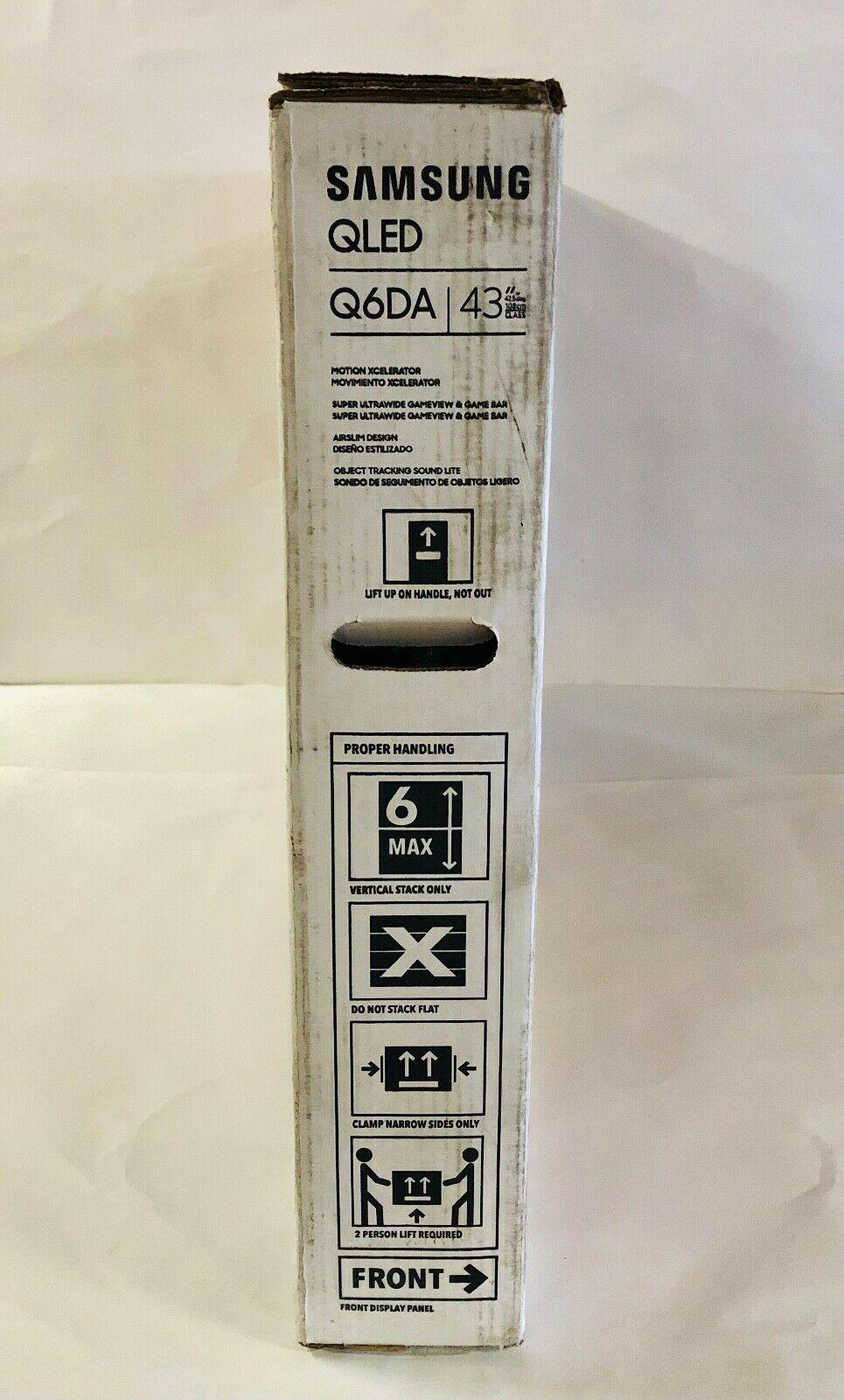 brand new factory sealed samsung 43" class q6 series qled 4k uhd smart tv 2021!!