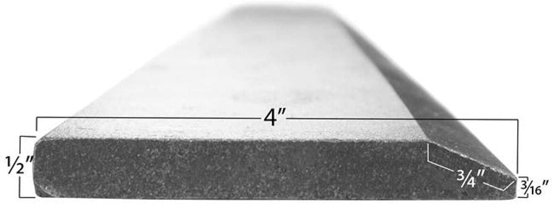 titan attachments 66" carbon steel hardened cutting edge for bucket 1055 1/2"