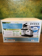 new intex 1200 gph sand filter pump for above ground pools with automatic timer!