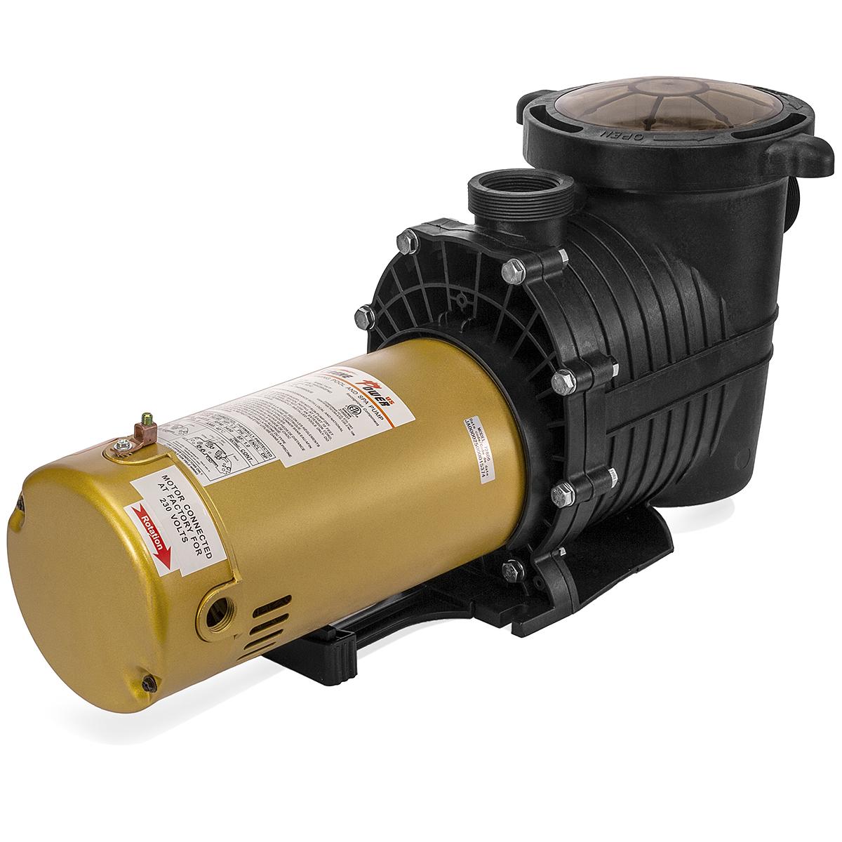 xtremepowerus 1.5hp 5280gph csa inground pool pump, with strainer