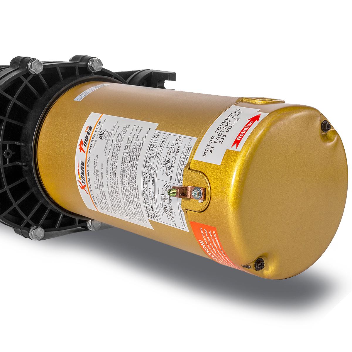 xtremepowerus 1.5hp 5280gph csa inground pool pump, with strainer