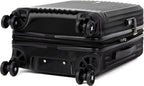 Maxlite Air Hardside Expandable Luggage, 8 Spinner Wheels, Lightweight Hard Shell Polycarbonate, Black, Carry-On 21-Inch