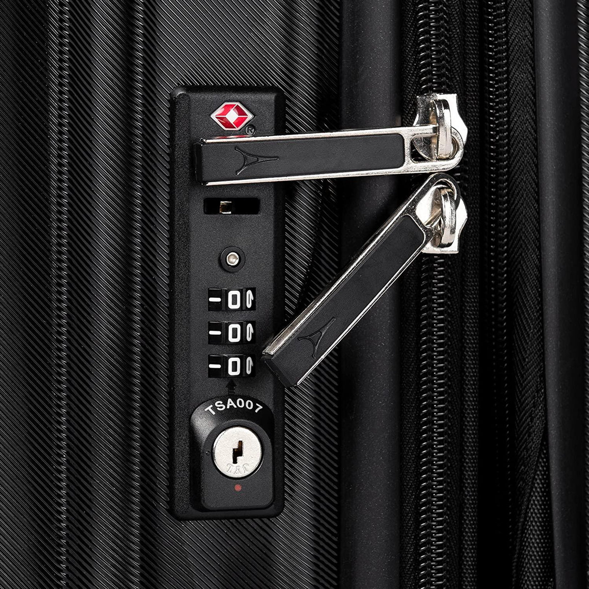 Maxlite Air Hardside Expandable Luggage, 8 Spinner Wheels, Lightweight Hard Shell Polycarbonate, Black, Carry-On 21-Inch