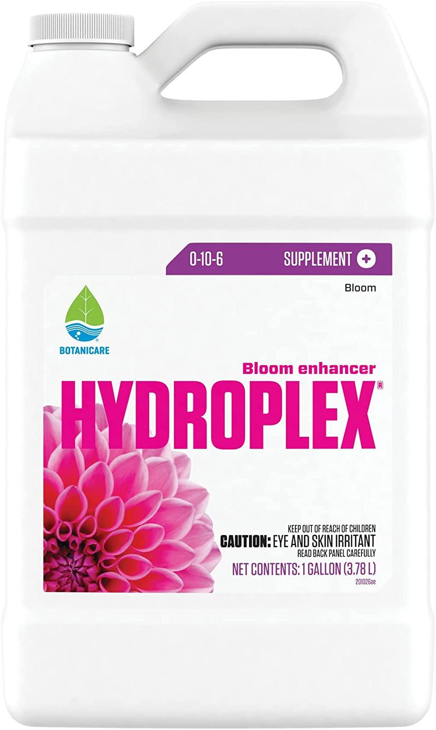 botanicare hydroplex bloom - bloom enhancing nutrients, recommended for hydroponics, soil, and soilless gardens, 1 gal.