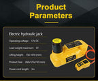 Car Electric Hydraulic Lifting Jacks Floor 6T 12V DC Auto Tire ChanRepair Kit