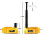 Car Electric Hydraulic Lifting Jacks Floor 6T 12V DC Auto Tire ChanRepair Kit