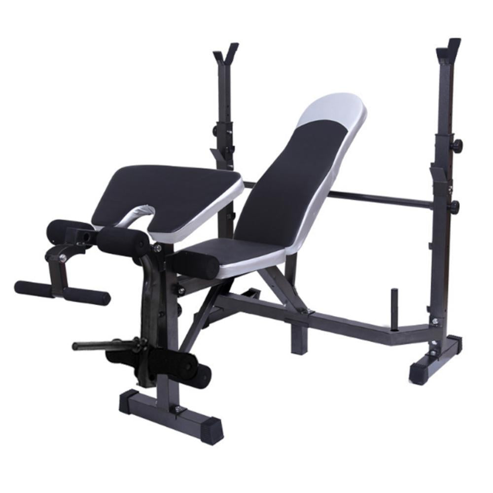 Sedroc Adjustable Weight Lifting Bench Press with Leg Extension and Curl All In One Home Gym