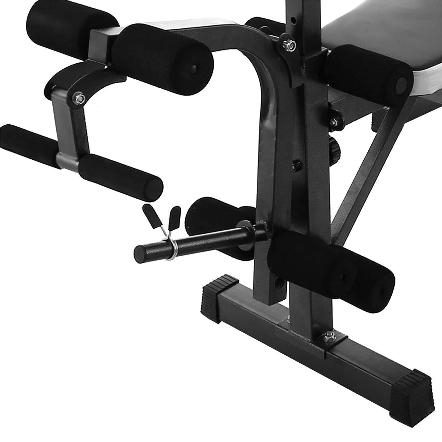 Sedroc Adjustable Weight Lifting Bench Press with Leg Extension and Curl All In One Home Gym