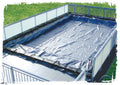 buffalo blizzard ultimate blue/black winter cover for rectangle swimming pool
