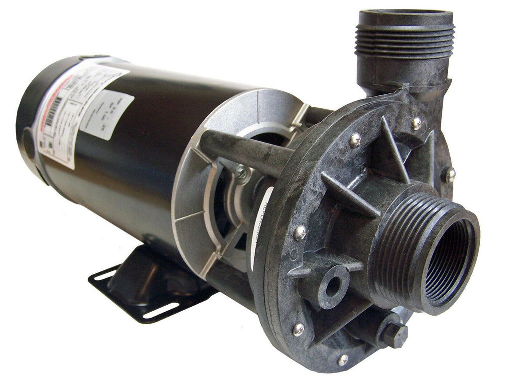 spa hot tub pump - aqua flo 2hp, 2 speed, 230 volts, 1.5" side discharge