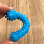 HYJT Rubber Dog Toy with Thorn Bone Rubber Molar Teeth Pet Toy Dog bite Resistant Molar