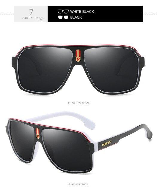 Brand Design Men Square Driving Black Goggles Oculos