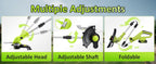 12" Cordless String Trimmer with 2 2.0Ah Battery and Charger, Electric Weed Wacker, Weed Eater Battery Powered, 20V Lawn Mower Lawn Edger, Auto Line Feed Grass Cutter Lightweight Garden Tools for Yard